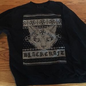 Blackcraft cat crew neck